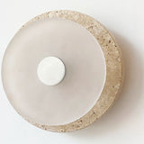 Eclipse – Travertine Wall Sconce