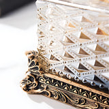 Heirloom - Acrylic Tissue Box with Ornamental Base