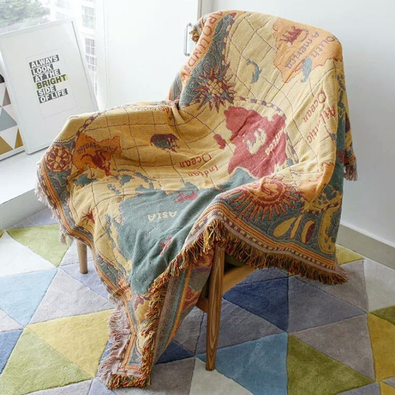 Maphira – Cotton Map Blanket