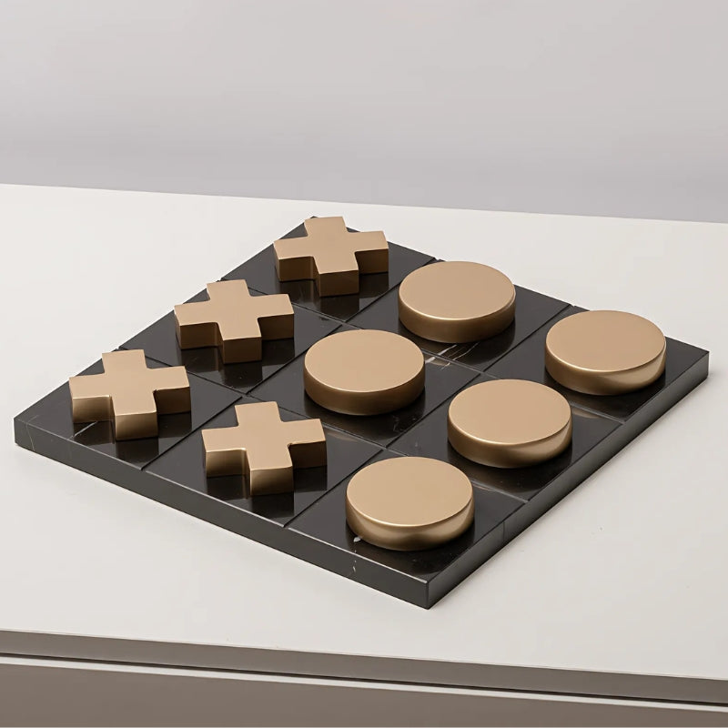 Gridforge – Marble Tic-Tac-Toe Set