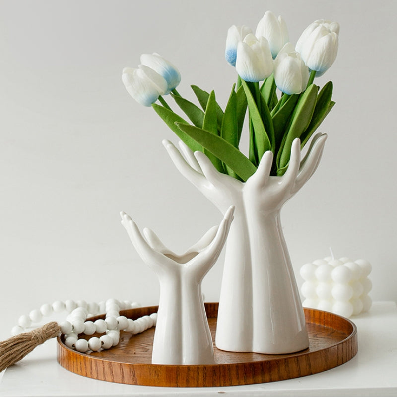 Embrace - Ceramic Hand Vase