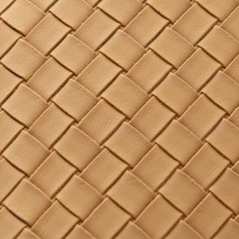 Woven Leather Tissue Box Holder