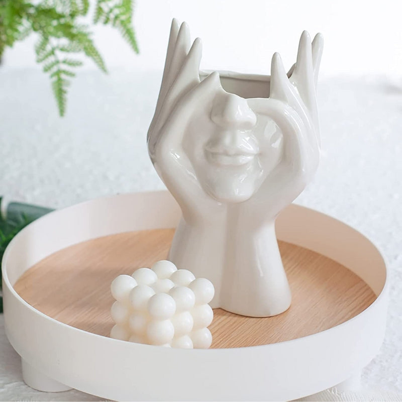 Daydream – Ceramic Face Vase