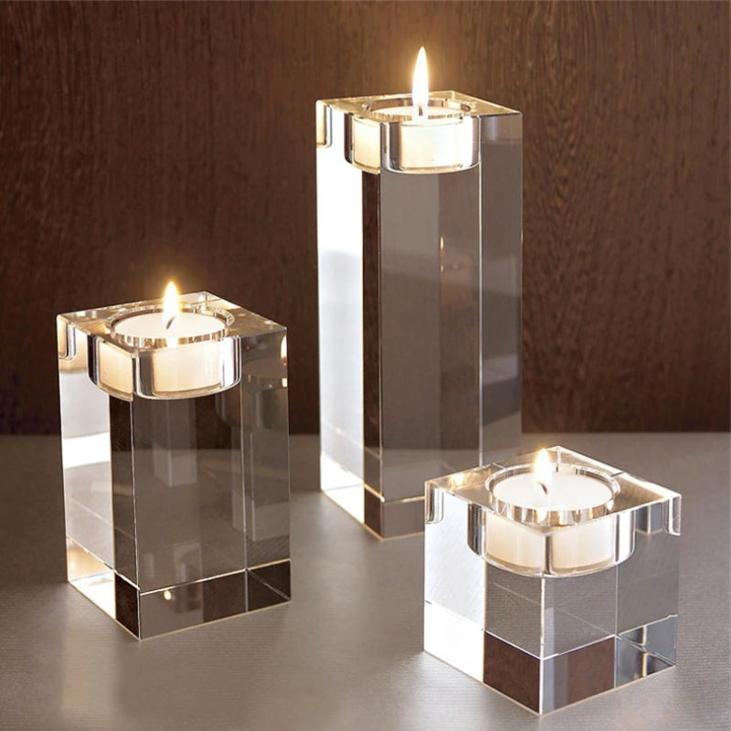 Clearhaven – Glass Candle Holder