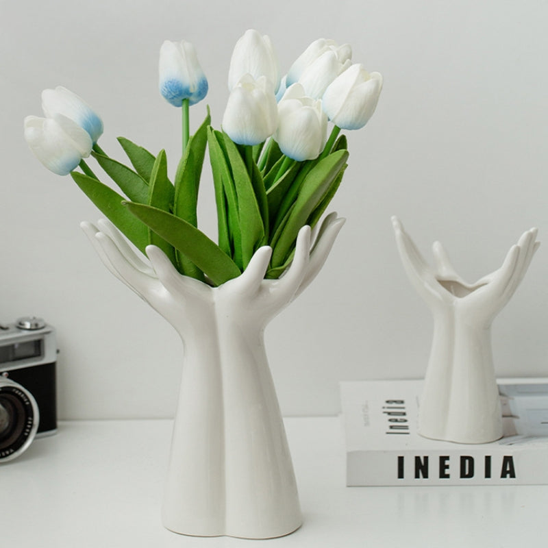 Embrace - Ceramic Hand Vase