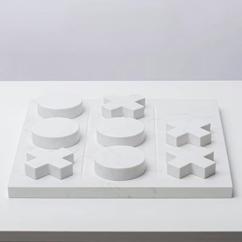 Gridforge – Marble Tic-Tac-Toe Set