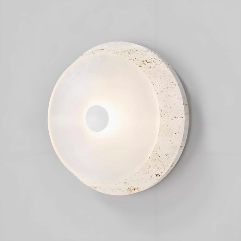 Eclipse – Travertine Wall Sconce