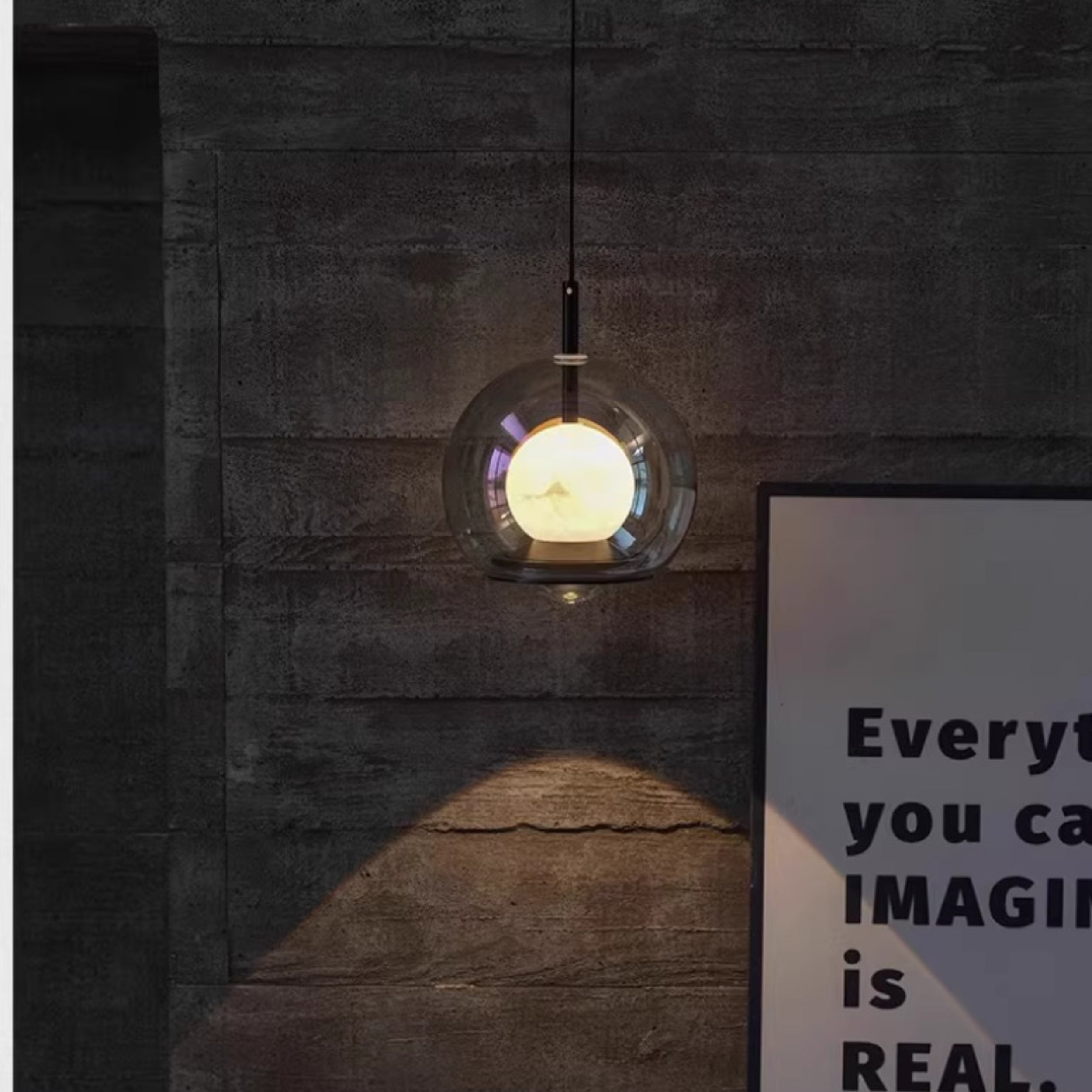 Horizon – Alabaster Pendant Light