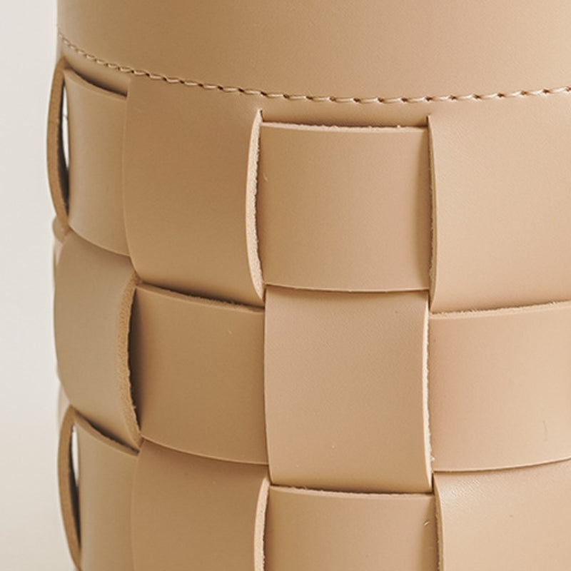 Tessel - Woven Leather Makeup Holder