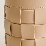 Tessel - Woven Leather Makeup Holder