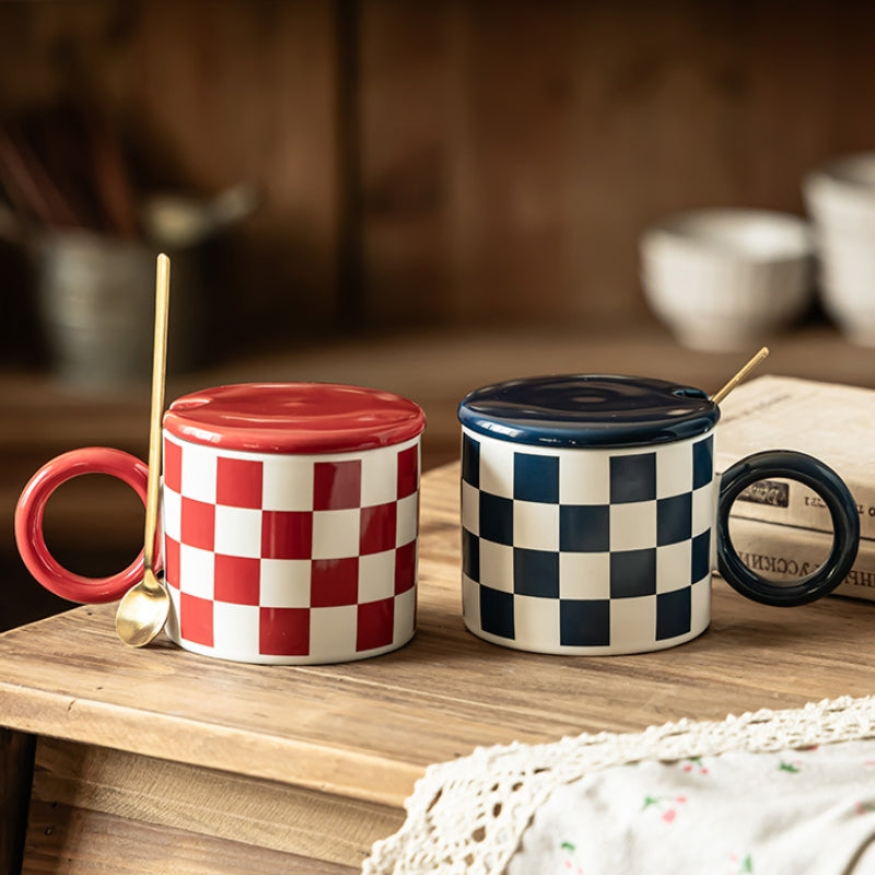 CheckMate – Retro Ceramic Mug
