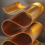 LuxeSpiral – Metallic Wine Rack