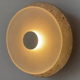 Eclipse – Travertine Wall Sconce