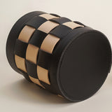 Tessel - Woven Leather Makeup Holder