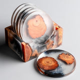 Orlen - Resin Pinewood Coasters