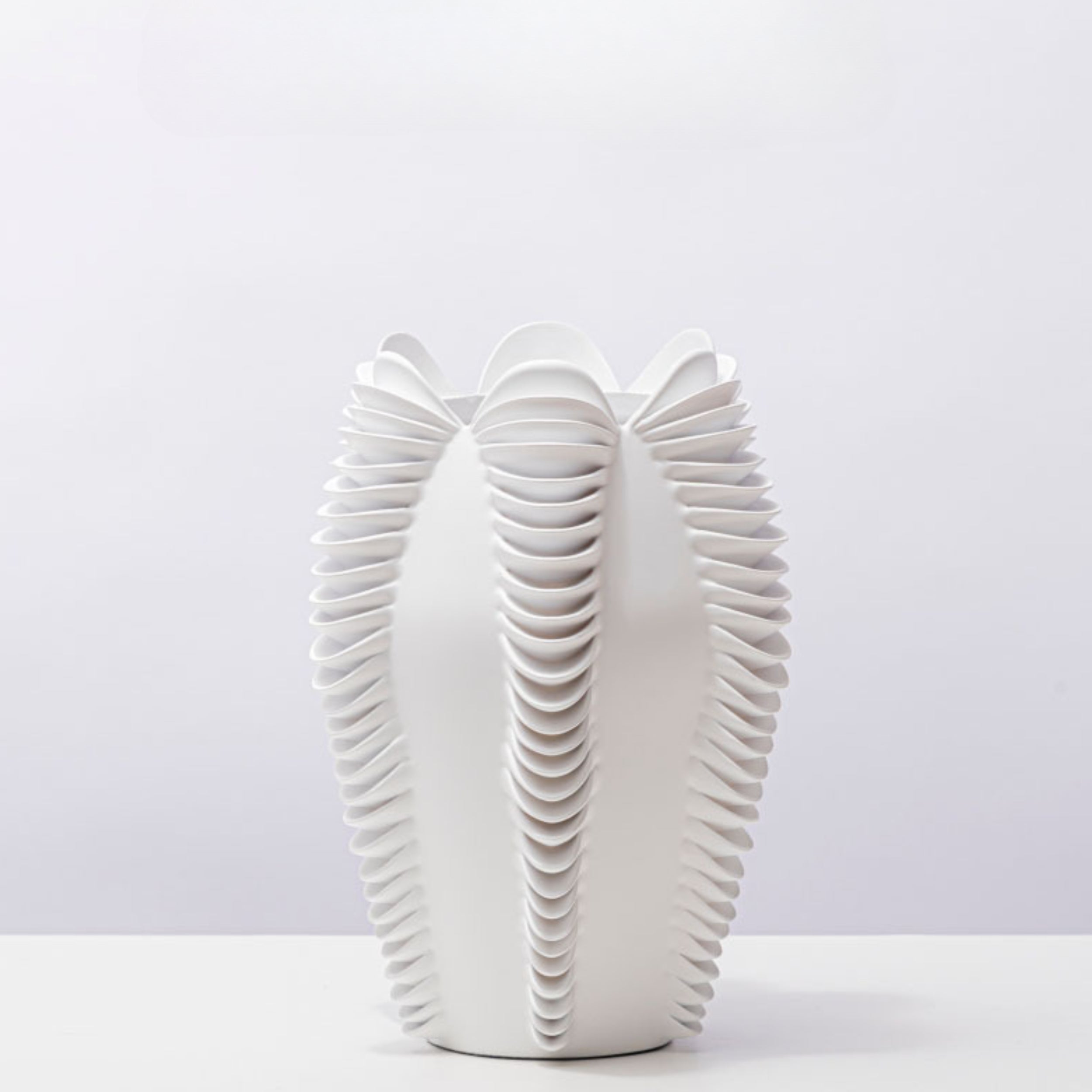 RippleCrest – Ceramic Vase