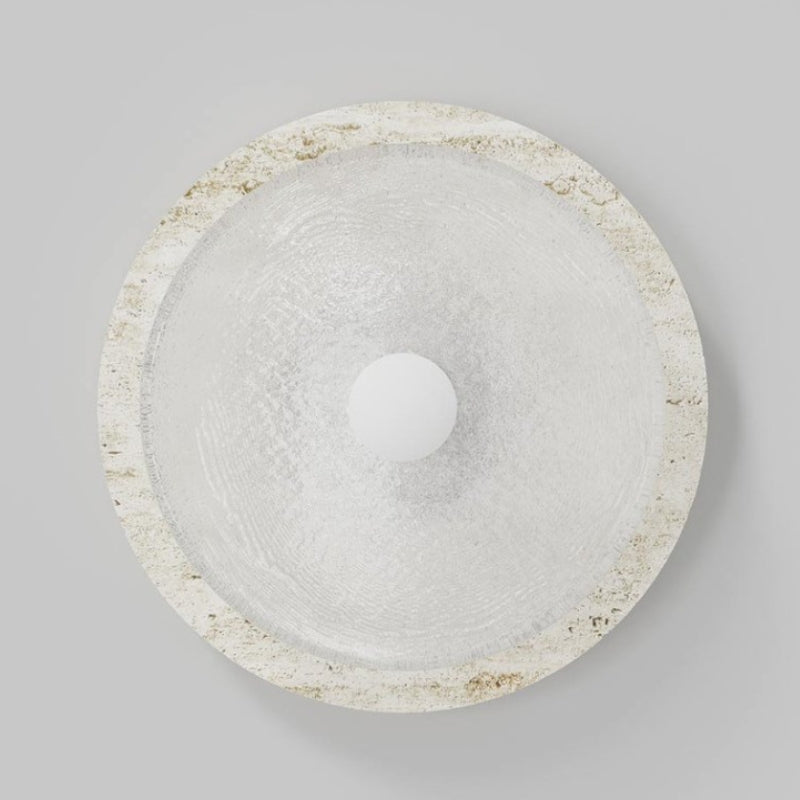 Eclipse – Travertine Wall Sconce