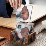 Orlen - Resin Pinewood Coasters
