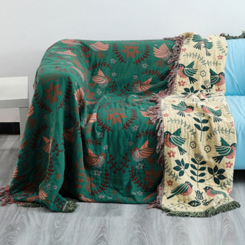 FeatherMist – Cotton Throw