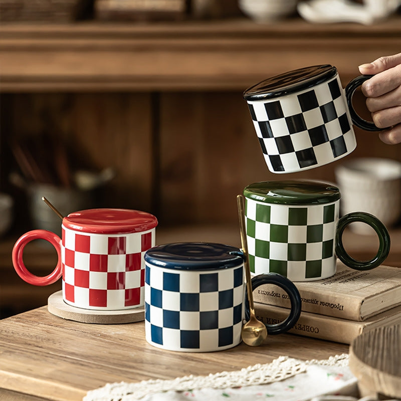 CheckMate – Retro Ceramic Mug