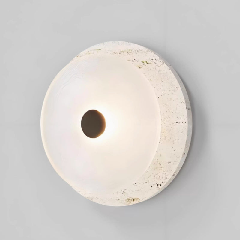 Eclipse – Travertine Wall Sconce
