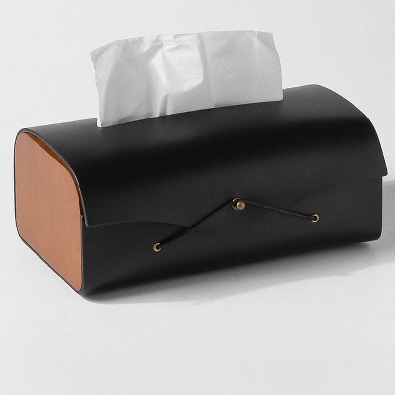 Oakline – Leather-Wrapped Tissue Holder