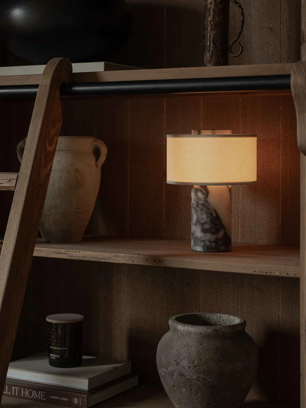 RockHaven – Marble Table Lamp lifestyle photo