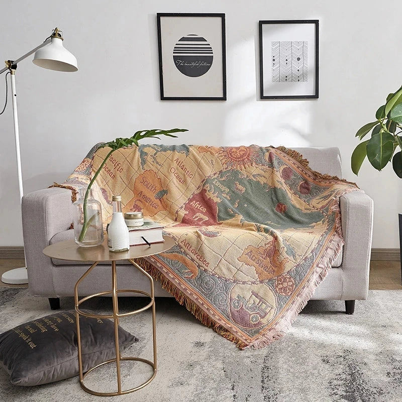Maphira – Cotton Map Blanket